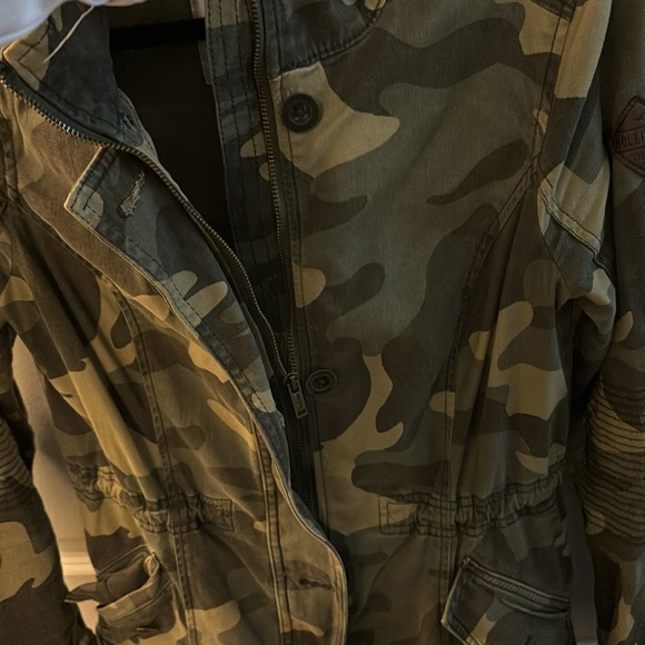 Hollister army green jacket - Picture 5 of 6